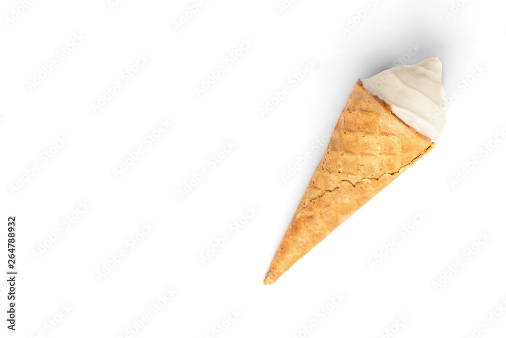Ice cream isolated on white background. Ice cream isolated on white background.