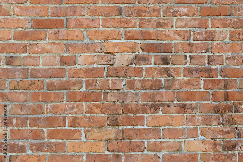 Old red brick wall background texture Old red brick wall background texture
