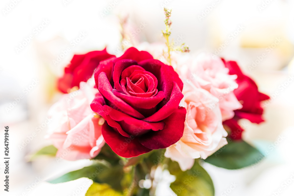 Close up of roses bouquet