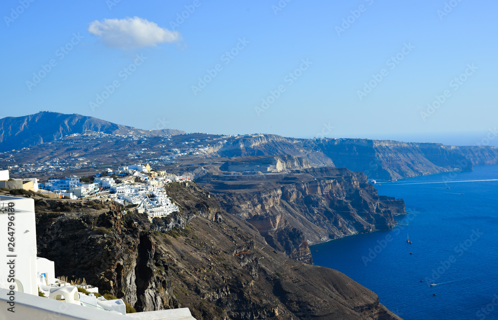 Obraz premium Landscape of beautiful Santorini Island