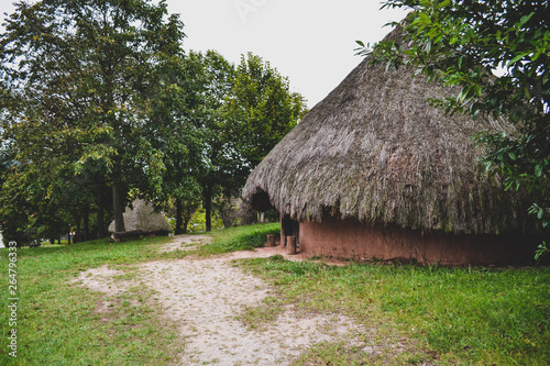 exterior old Celtiberian cabins photo