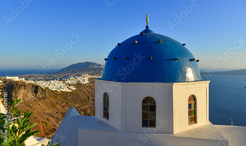 Greek Orthodox church on Santorini Island