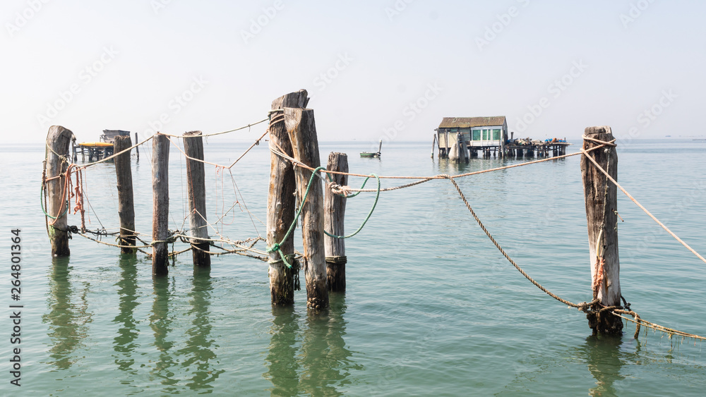 Fischerhütte in Pellestrina