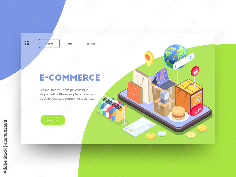 E-Commerce Website Page Background E-Commerce Website Page Background