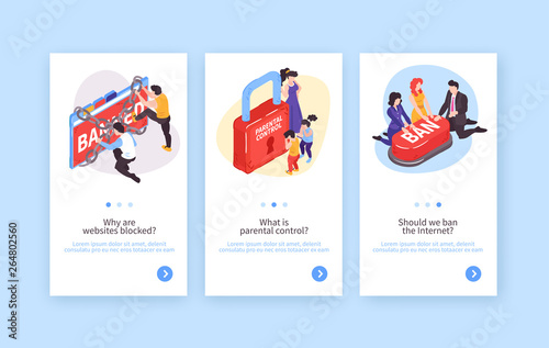 Banned Website Vertical Banners