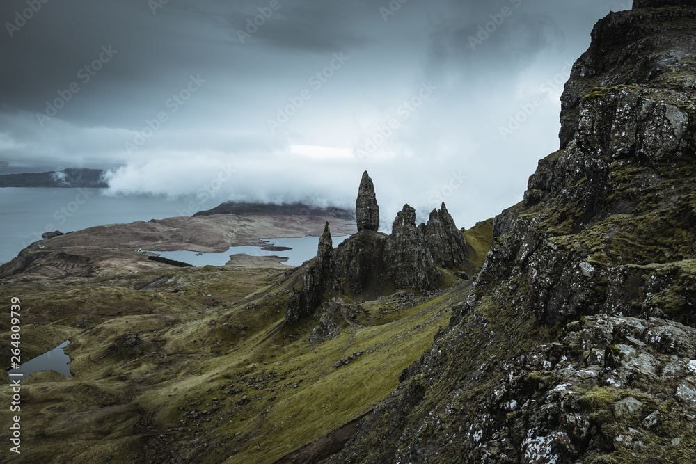 the amazing landscape around the Old Man of Storr
