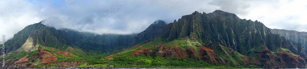 Fototapeta premium The Napoli Coast in Kauai