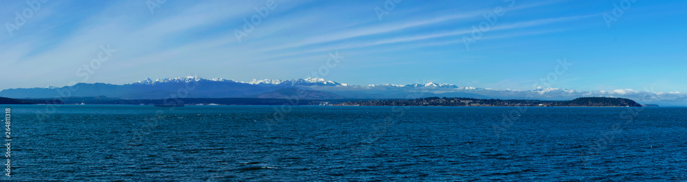 Port Townsend and the Olympic Mountain Range
