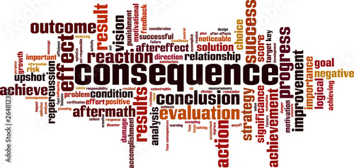 Consequence word cloud