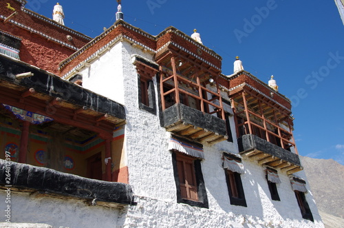 The Diskit monastery in Ladakh, India
