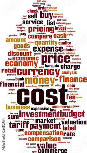 Cost word cloud