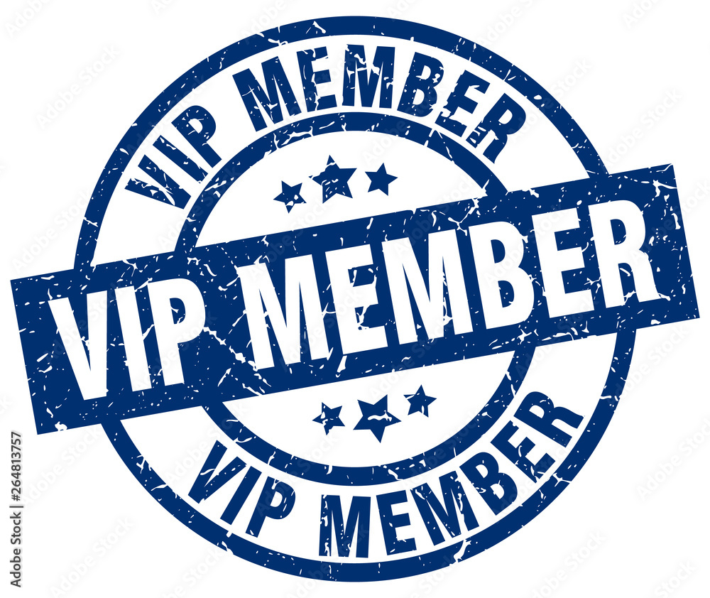 vip member blue round grunge stamp vip member blue round grunge stamp
