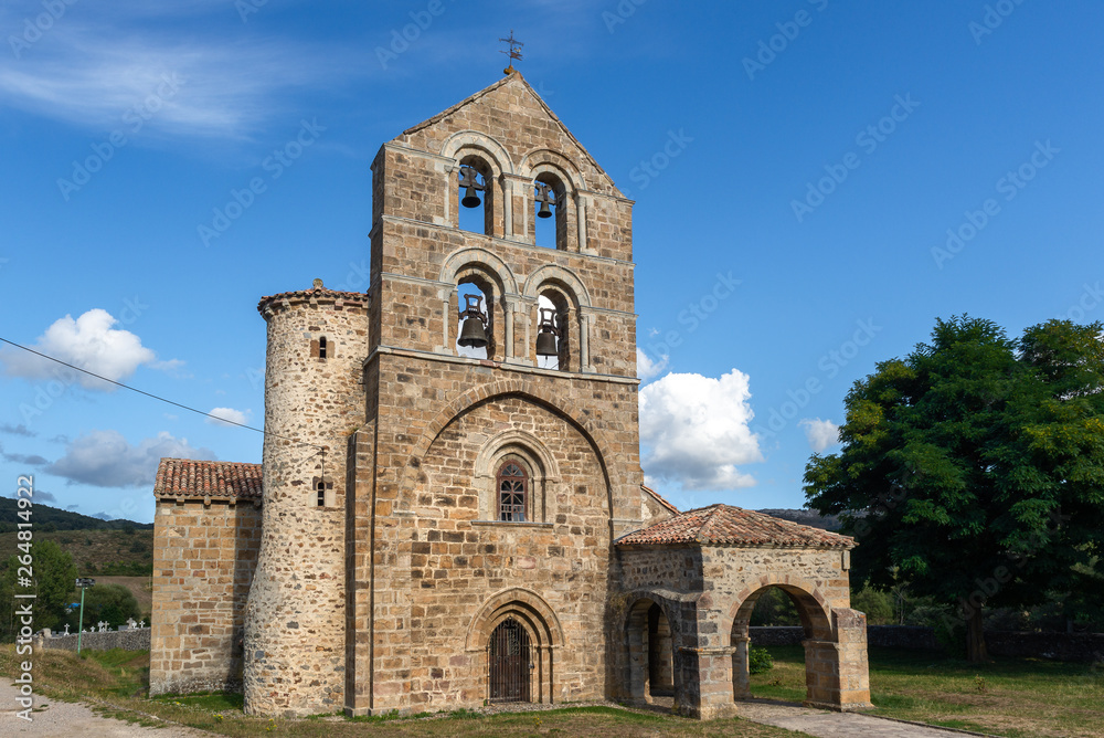 Romanesque church of San Salvador de Cantamuda, Palencia province, Spain