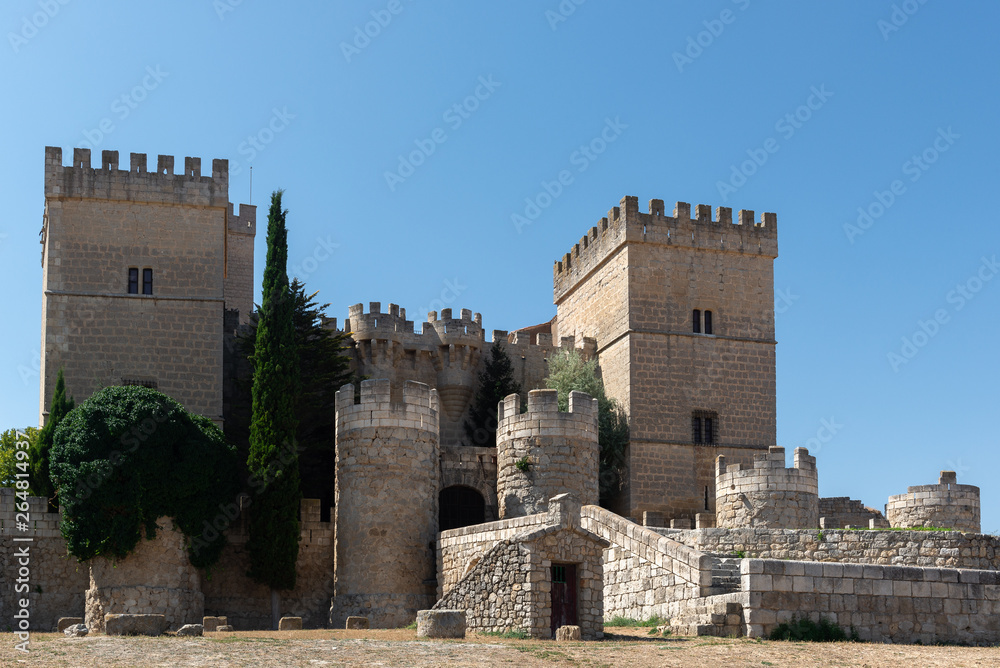 Ampudia Castle, Palencia province, Spain