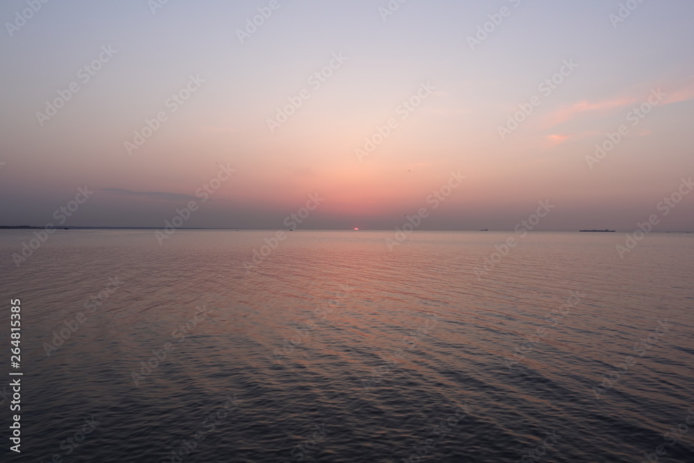 Obraz premium sunset, sea, sun, sky, water