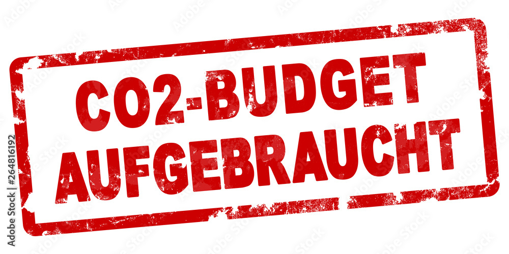 nlsb294 NewLongStampBanner nlsb - german positiv text - CO2-Budget aufgebraucht: Stempel / einfach / rot / Vorlage - Seitenverhältnis 2:1 - 2zu1 - new-version - xxl g7591 nlsb294 NewLongStampBanner nlsb - german positiv text - CO2-Budget aufgebraucht: Stempel / einfach / rot / Vorlage - Seitenverhältnis 2:1 - 2zu1 - new-version - xxl g7591