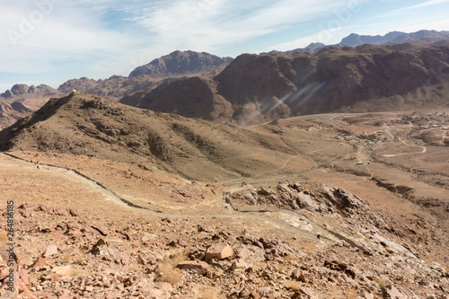Sinai desert and mountains 