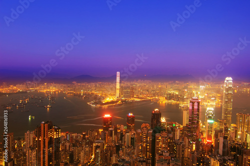 Canvas Print hongkong