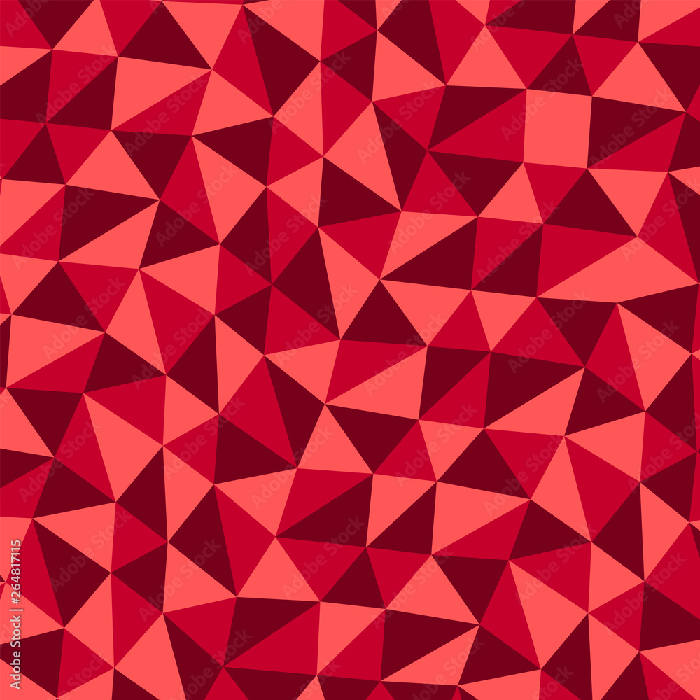 Fototapeta premium geometry red pink colors polygons abstract background