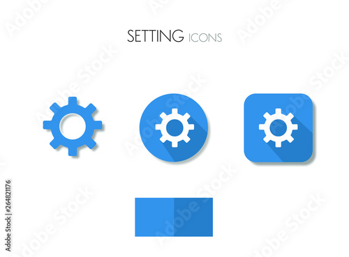 Setting icon vector, impostazione icona vettore, digital icon, icone digitali, vettori digitali