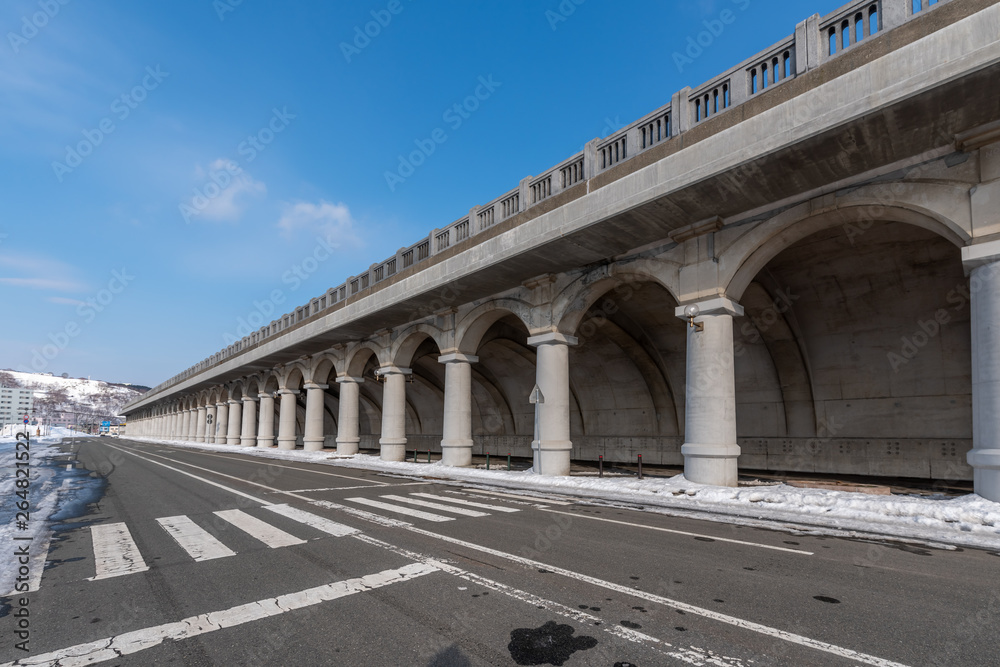 Obraz premium Wakkanai North Breakwater Dome