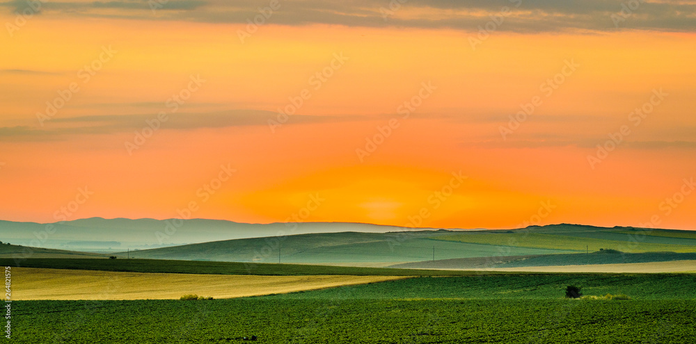 Sunrise in Yambol, Bulgaria, morning sun Sunrise in Yambol, Bulgaria, morning sun