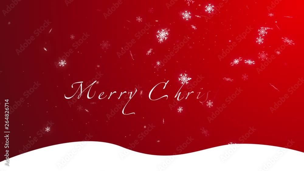 Merry Christmas, red background