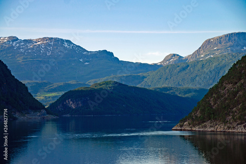 Einfahrt in ein norwegisches Fjord