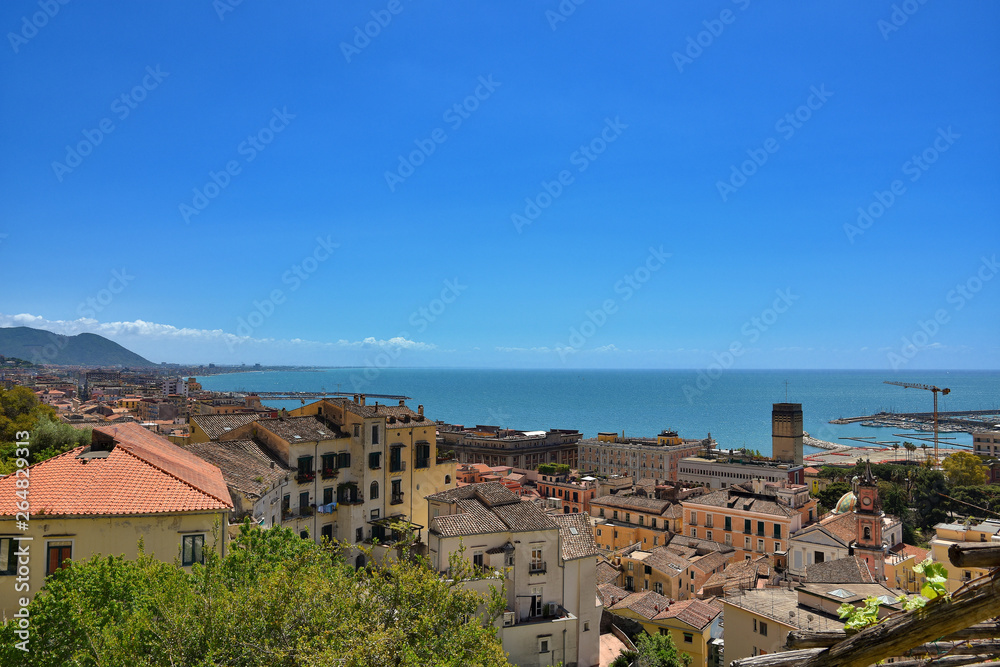 The city of Salerno in the Campania region