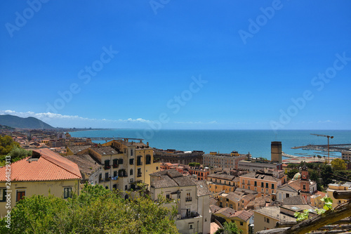 The city of Salerno in the Campania region