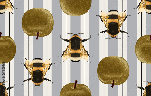 Wallpaper Mural Vintage Beautiful and trendy Seamless Pattern design in super high resolution. Pattern Decoration Texture. Vintage Style Design for Fabric Print, Wallpaper Background. Torontodigital.ca