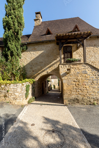 Fototapeta Naklejka Na Ścianę i Meble -  Village around Castelnaud-la-chapelle castle in Dordogne valley, Perigord Noir, France