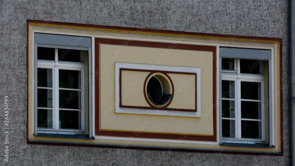 Houses in the expressionist Style, architect Georg Heinrich Richard Ermisch (1885 – 1960) at Zeppelin Street (Zeppelinstraße) in Berlin Spandau from June 15, 2017, Germany Houses in the expressionist Style, architect Georg Heinrich Richard Ermisch (1885 – 1960) at Zeppelin Street (Zeppelinstraße) in Berlin Spandau from June 15, 2017, Germany