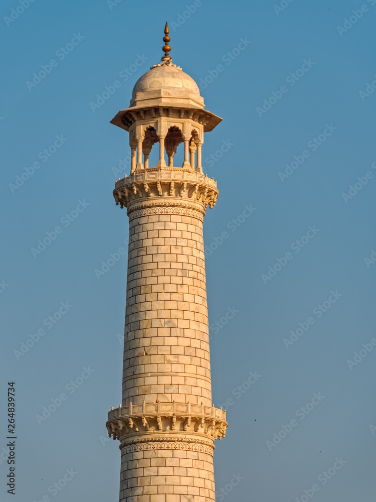 The Taj Mahal minaret, India