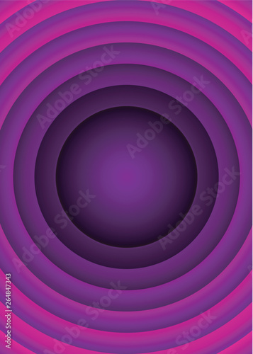 purple circles background. Isolated Vector Illustration