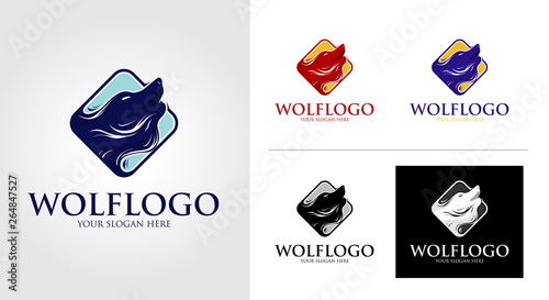 Wolf  Logo Template Set