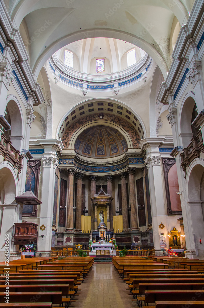 Interior Sant Agusti church