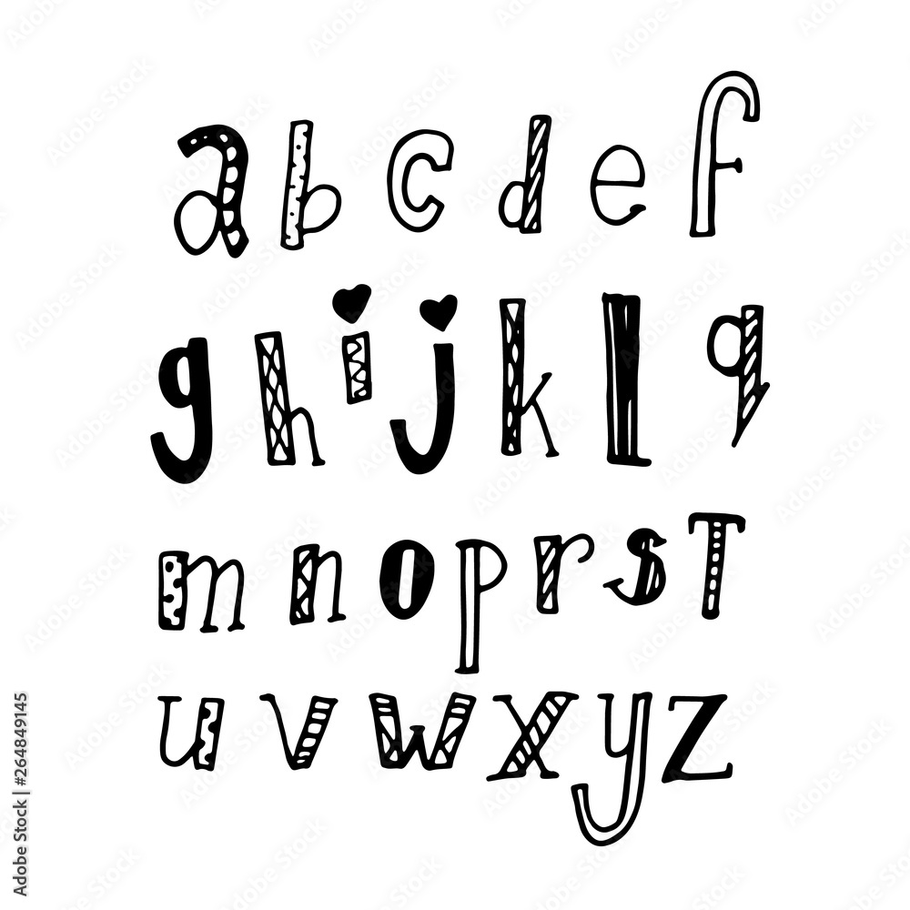 abc text sign print fashion callirpaphy lettering , alphabet hand written brush custom unique drawing . doodle concept black isolated on white abc text sign print fashion callirpaphy lettering , alphabet hand written brush custom unique drawing . doodle concept black isolated on white