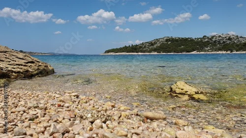 Croatian coast on beautiful sunny day