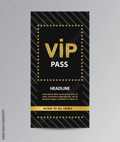 VIP pass admission