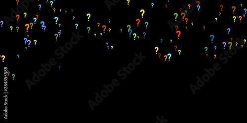 Question marks Quiz, doubt poll query public poll.