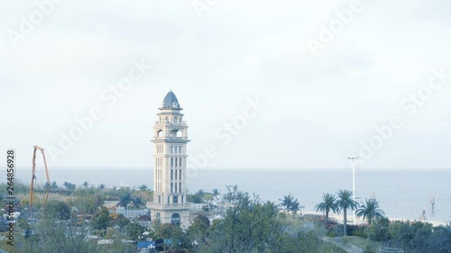European architecture by the sea