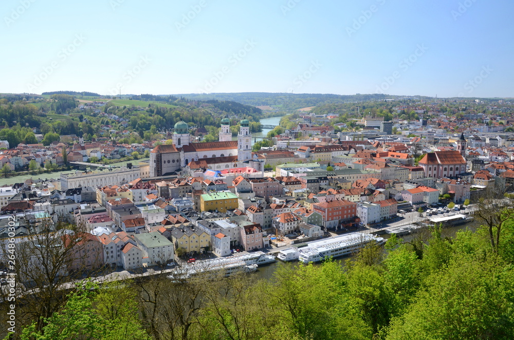 View of Passau in Germany
