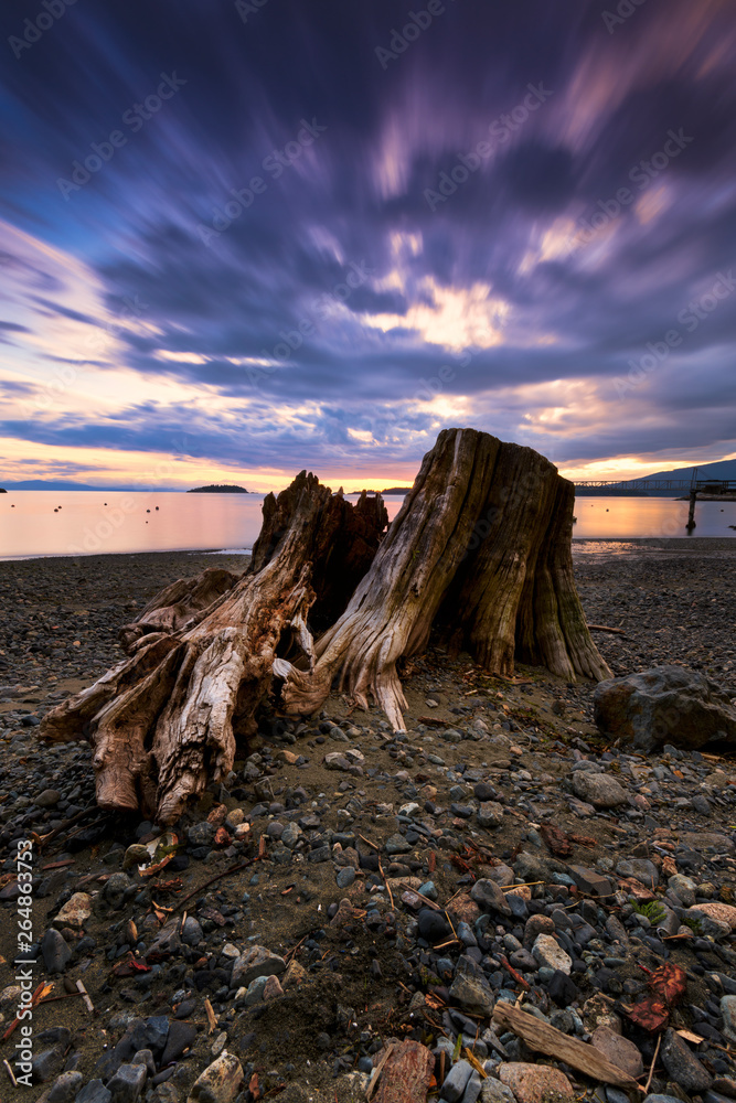 Sunset scenic landscapes of rocky beaches and mountains of the Pacific North West's Bowen Island in Howe Sound close to Vancouver Canada. Fine art photography for web or office. Sunset scenic landscapes of rocky beaches and mountains of the Pacific North West's Bowen Island in Howe Sound close to Vancouver Canada. Fine art photography for web or office.