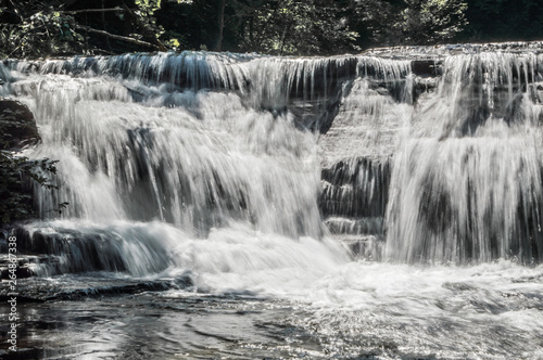 Black and White Waterfall