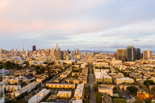 Aerial drone image of San Francisco California USA © Felix Mizioznikov