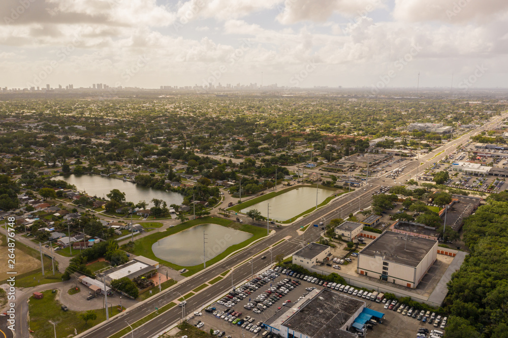 State Road 7 Fort Lauderdale FL aerial drone photos
