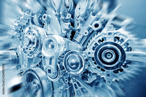Bild auf Leinwand Engine