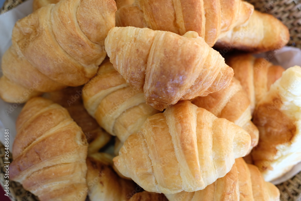 close up bread and pastry