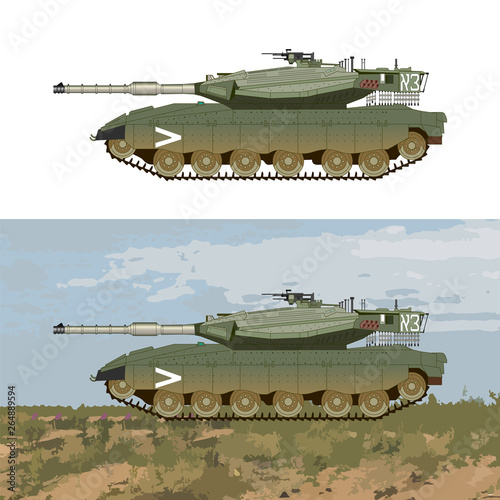 Merkava Israeli Tank
